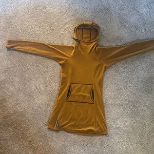 Melanzana Golden Yellow Tunic with Black Accents